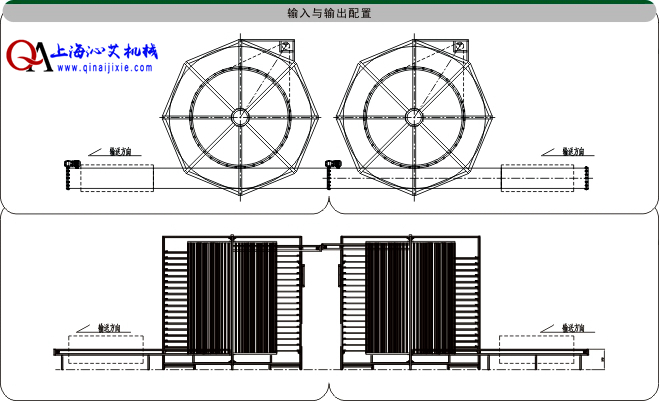 冷卻塔輸送線示意圖 冷卻塔輸送線示意圖